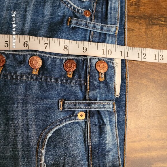 Madewell Jeans 28 Button Fly Skinny 10" High Rise Rosecliff Wash H6319 Stretch - Picture 9 of 12